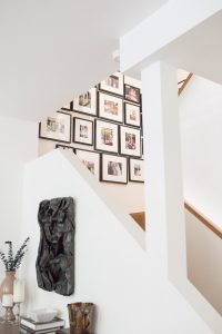 mason lane gallery wall in city family home